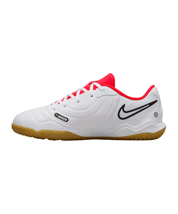Nike Jr Tiempo Legend X Academy IC Halle Ready Kids Weiss Schwarz Rot F100 - weiss