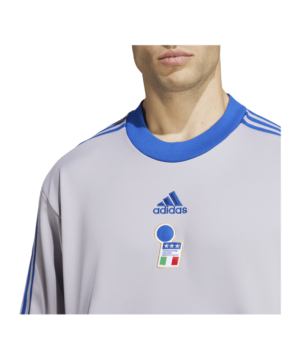 adidas Italien Icon Torwarttrikot Grau - grau