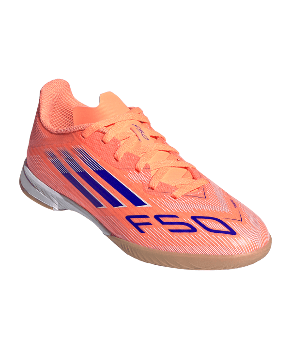 adidas F50 League IN Coral Blaze Kids Orange - orange