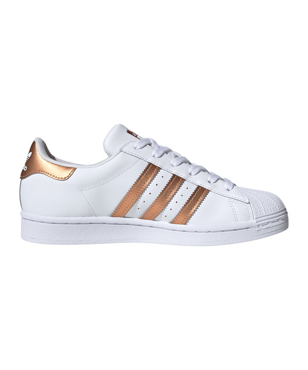 adidas Originals Superstar Damen Weiss Bronze - weiss