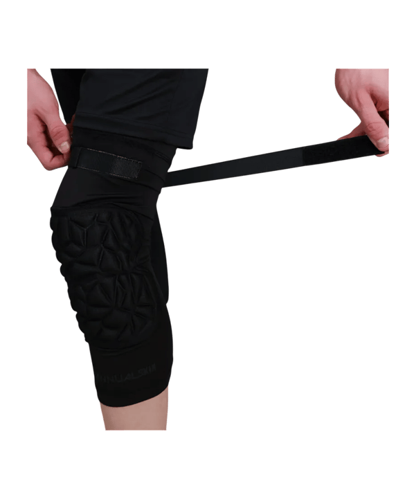 KEEPERsport PowerPadded Knieschoner Kids Schwarz - schwarz