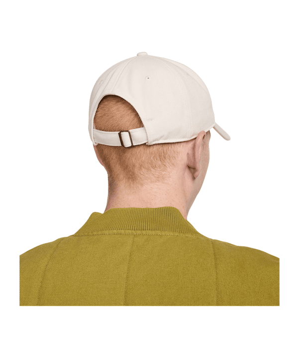 Nike Club Unstructured Curved Bill Cap Weiss F104 - weiss