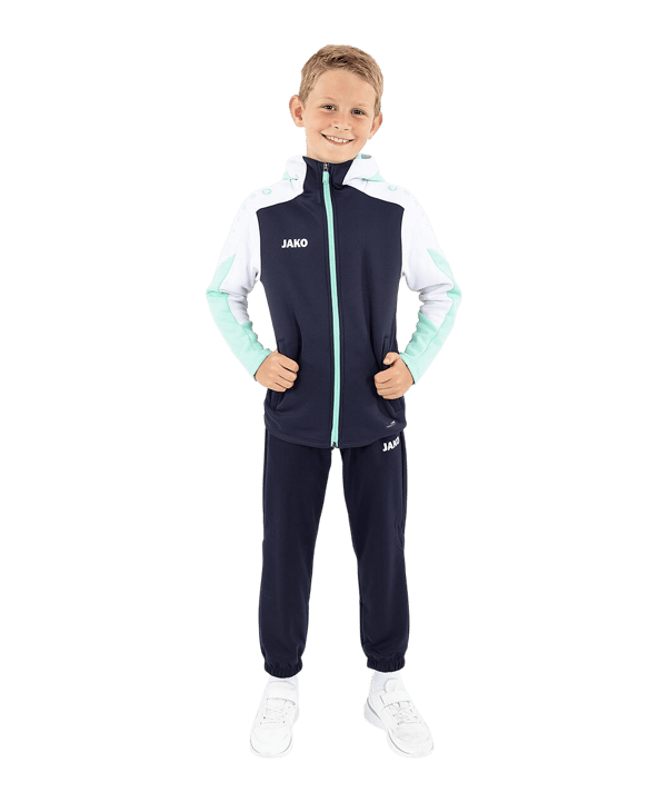 JAKO Dynamic Kapuzenjacke Kids Blau F915 - blau