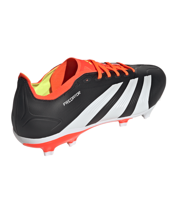 adidas Predator League FG Solar Energy Schwarz Weiss Rot - schwarz
