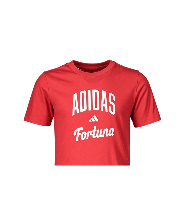 adidas Fortuna Düsseldorf Löwenzahnweg T-Shirt Kids Rot