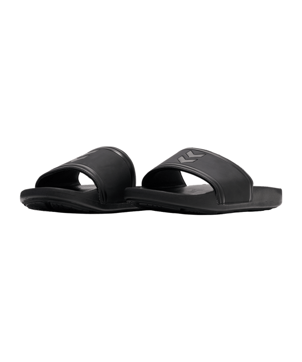 Hummel Lead Pool Slide Badelatsche Schwarz F2001 - schwarz