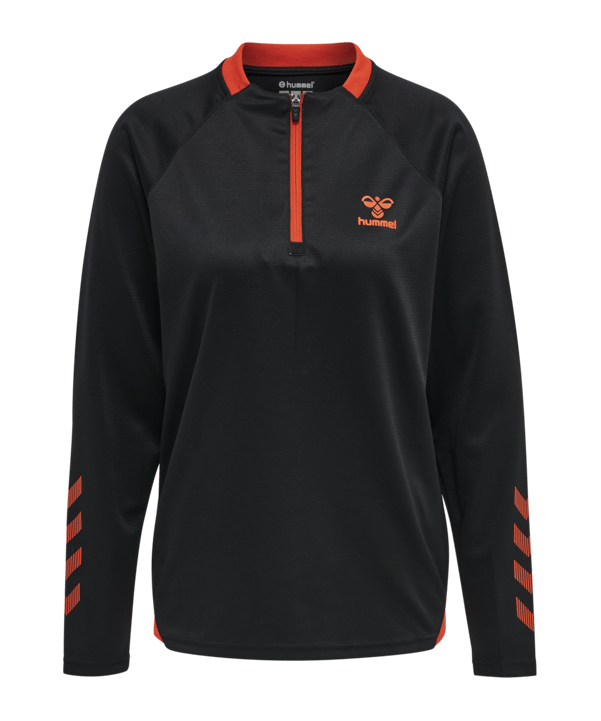 Hummel hmlGG12 HalfZip Sweatshirt Damen F2953 - schwarz