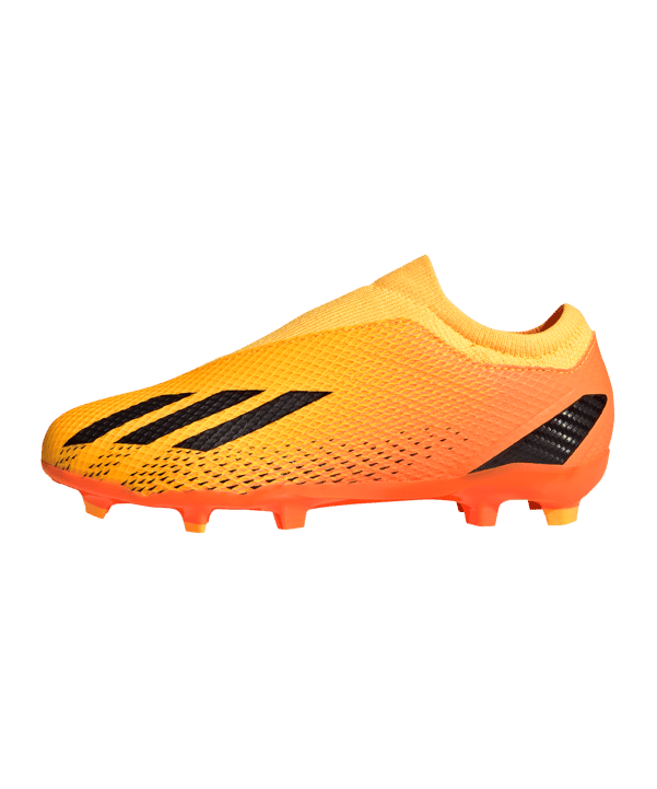 adidas X Speedportal.3 LL FG Heatspawn Kids Orange Gold Schwarz - gold