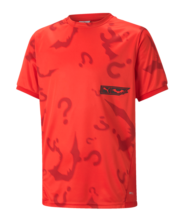 PUMA X BATMAN Graphic T-Shirt Kids Rot F01 - rot