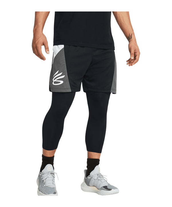 Under Armour Curry Splash Short Weiß F002 - weiss