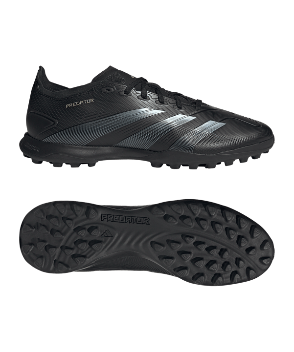 adidas Predator League TF Dark Spark Schwarz Grau - schwarz