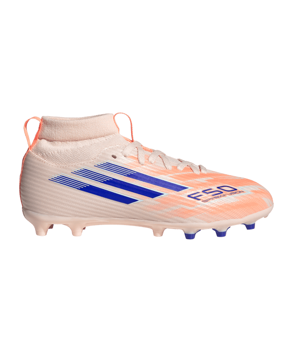 adidas F50 Sparkfusion League Mid FG/AG Coral Blaze Kids Orange - orange