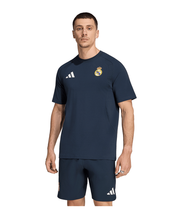 adidas Real Madrid Tiro Travel T-shirt Blu - blu