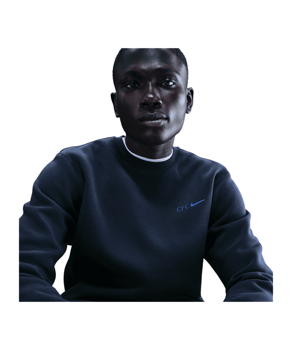 Nike FC Chelsea London NSW Club Sweatshirt Blau F451 - blau