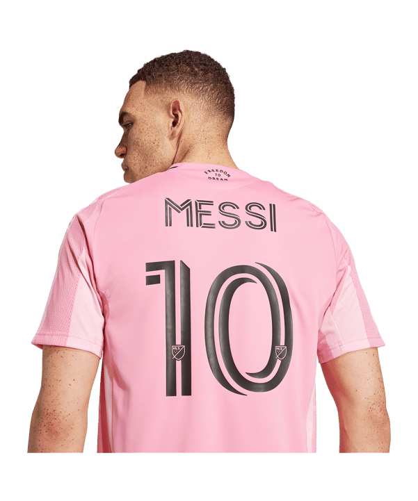 adidas Inter Miami Auth. Trikot Heim 2025 Messi Rosa - rosa