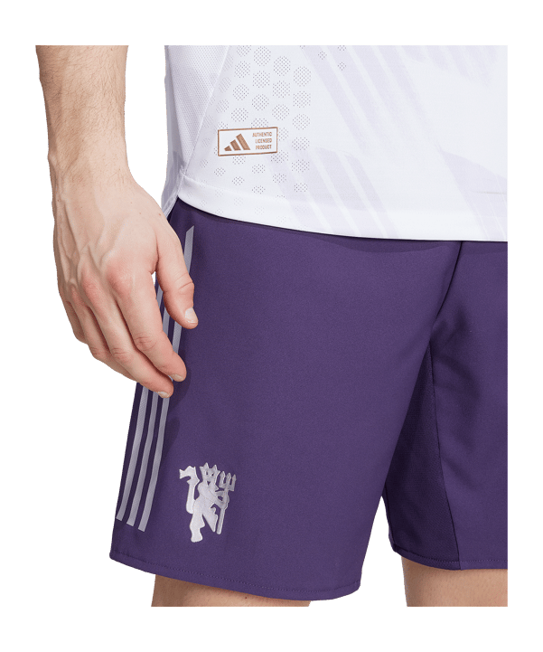 adidas Manchester United Authentic Trikot Away 2025/2026 Weiß - weiss