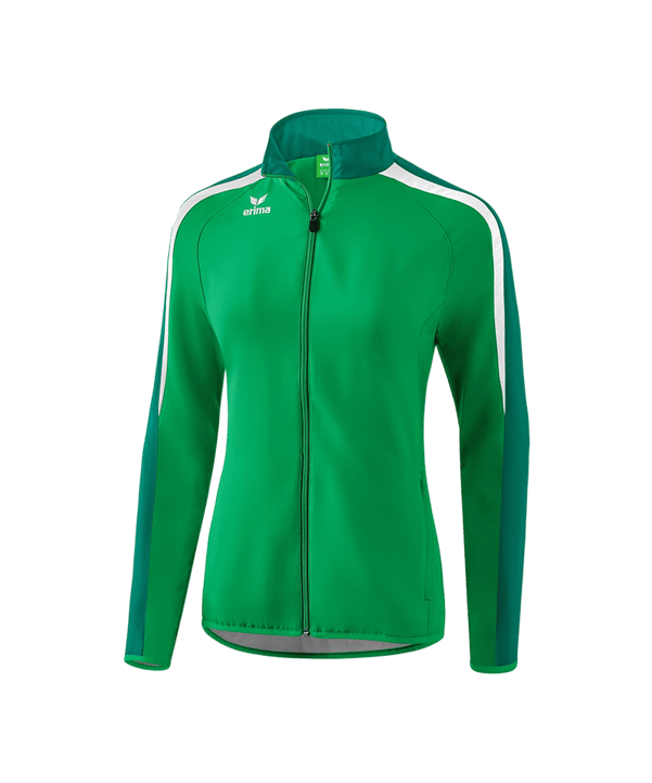 Erima Liga 2.0 Präsentationsjacke Damen Grün Weiss - gruen