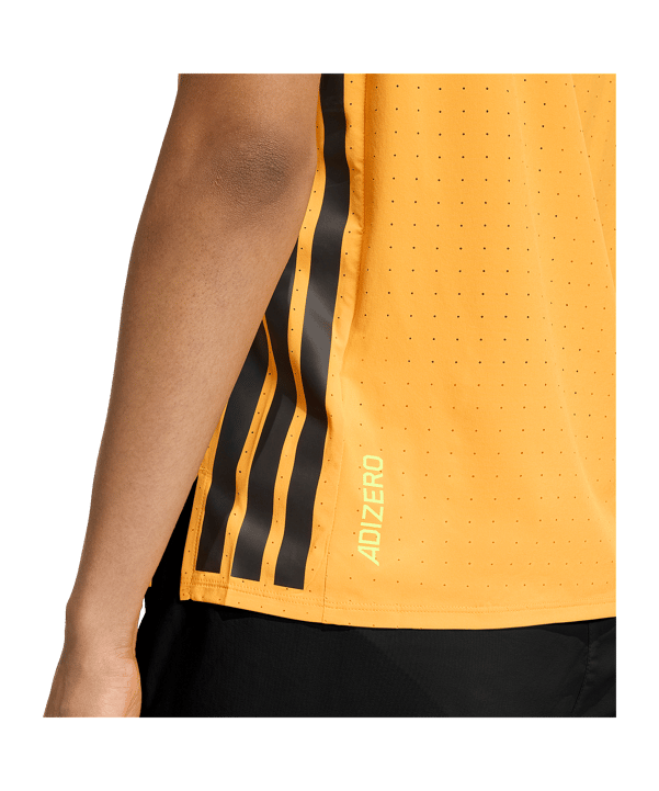 adidas Adizero Running T-shirt Dames Orange - oranje