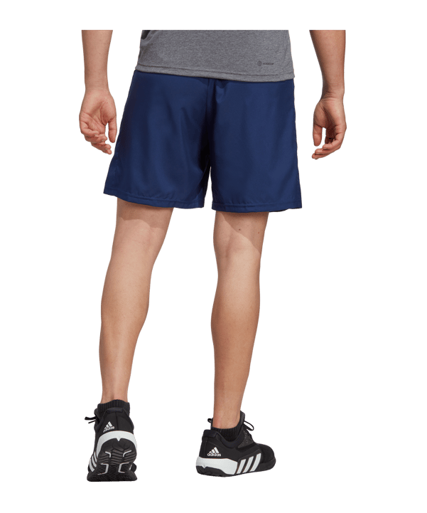 adidas Essentials Woven Short Blau Weiss - blau