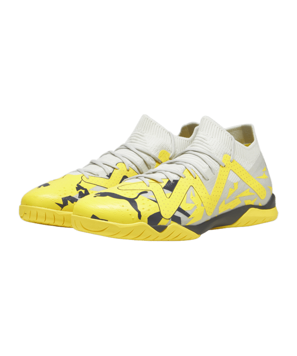 PUMA FUTURE Match IT Halle Voltage Grau Gelb F04
