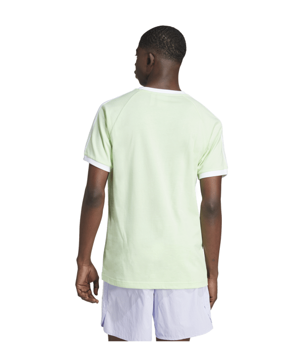adidas Adicolor 3 Stripes T-Shirt Grün - gruen