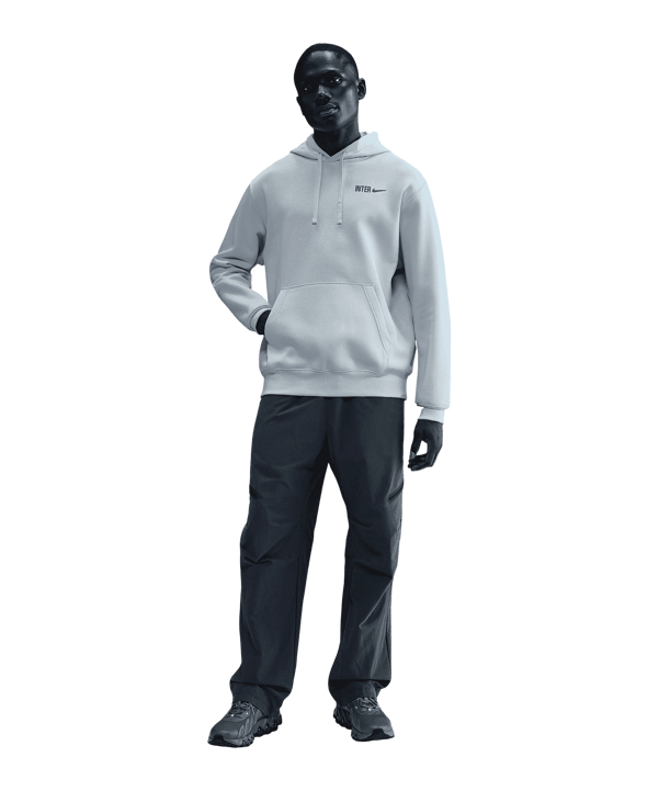 Nike Inter Mailand NSW Club Hoody Grau F085 - grau