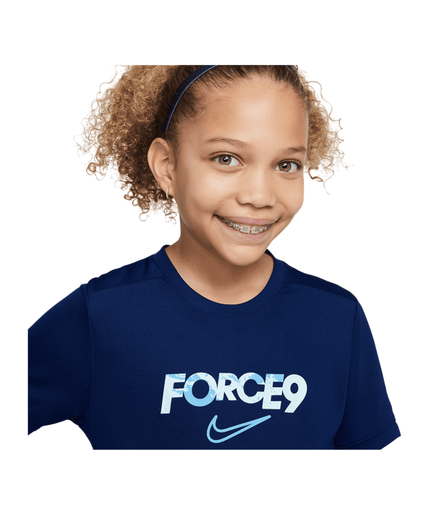Nike Academy Erling Haaland Trainingshirt Kids Blau F492 - blau