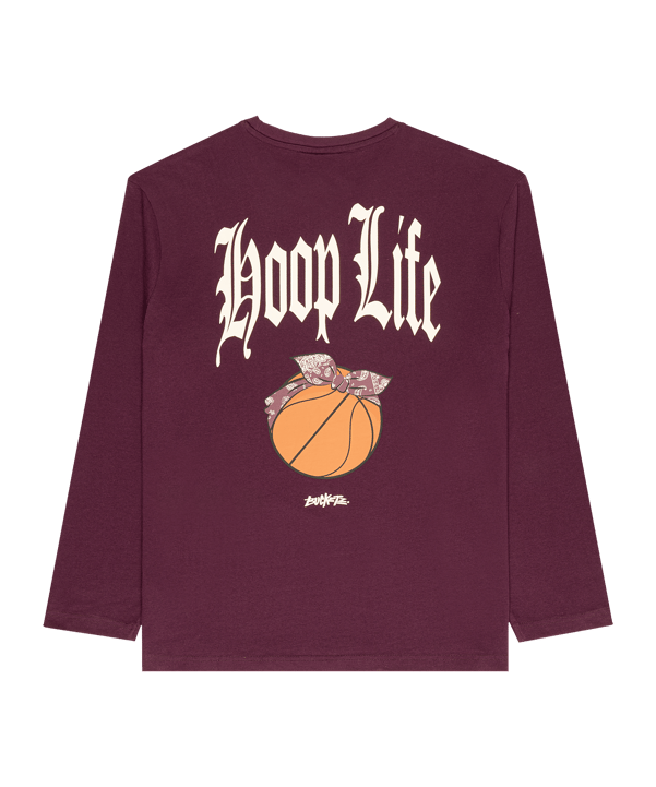 Bucketz Hoop Life Sweatshirt Rot - rot