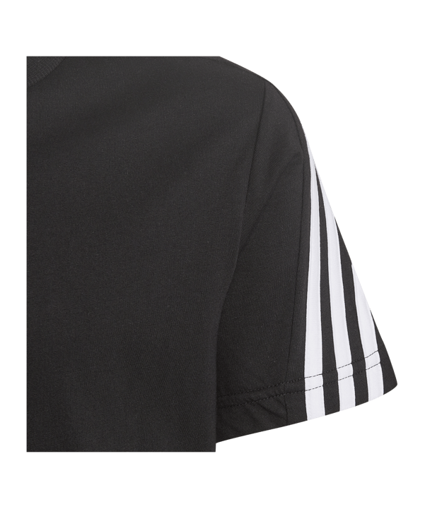 adidas Future Icon T-Shirt Kids Schwarz Weiss - schwarz