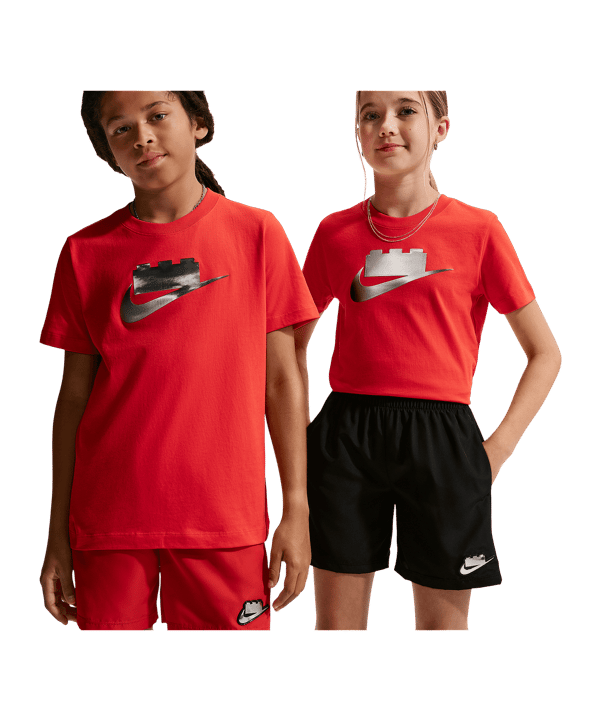 Nike x Lego T-Shirt Kids Rot F612 - rot