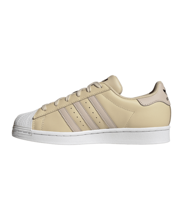 adidas Originals Superstar Damen Gelb Braun - gelb