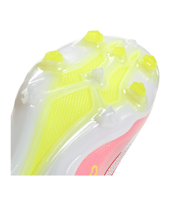 adidas X Crazyfast Elite FG Kids Energy Citrus Rot Weiss Gelb - rot
