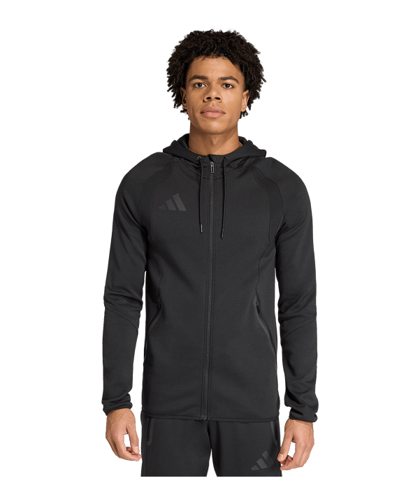 adidas Tiro Travel Hoody Schwarz - schwarz