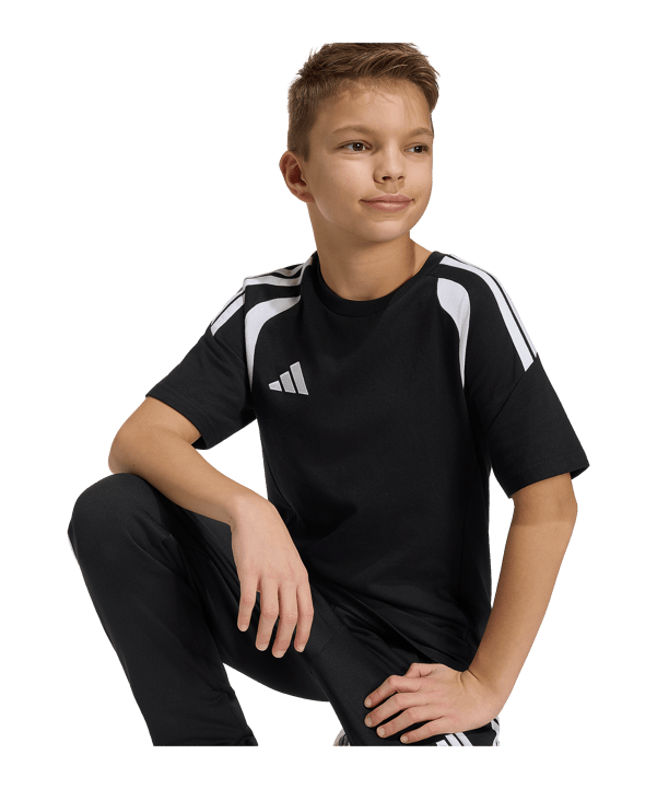 adidas Tiro 26 Trainingsshirt Kids Schwarz - schwarz