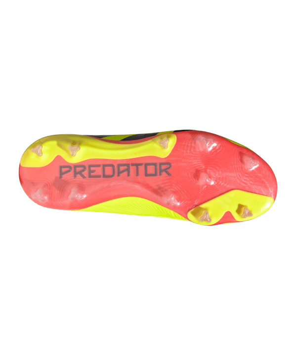 adidas Predator Elite FG Kids Energy Citrus Gelb Schwarz Rot - gelb
