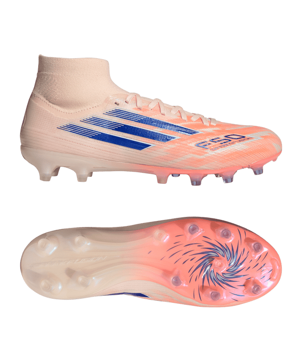 adidas F50 Sparkfusion Pro Mid FG/AG Coral Blaze Damen Orange - orange