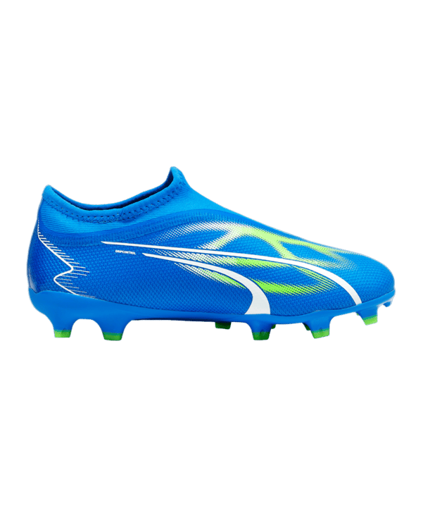 PUMA ULTRA Match LL FG/AG Jr Gear Up Kids Blau Weiss F03 - blau
