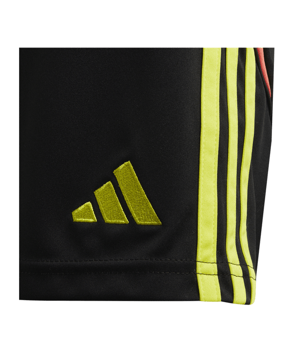 adidas Tiro 24 Short Kids Schwarz Gelb - schwarz
