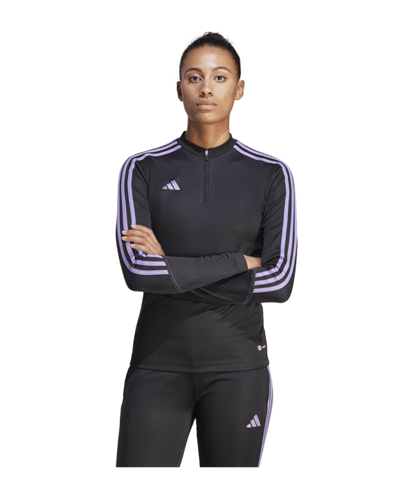 adidas Tiro 23 Track Top Damen Schwarz Lila - schwarz