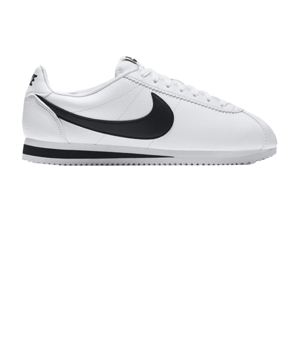 Nike Classic Cortez Leather Weiss Schwarz F100 - weiss