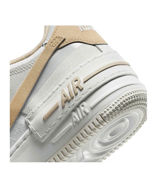 Nike Air Force 1 Shadow Damen Weiss Grau F100 - weiss