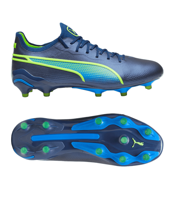 PUMA KING Ultimate FG/AG Gear Up Damen Blau Grün F02 - blau
