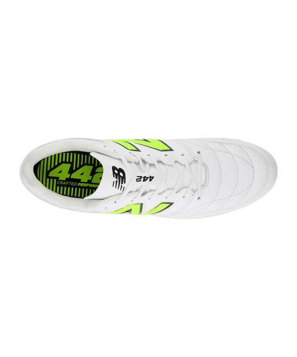 New Balance 442 Team V2 FG Flash Point Weiss FIB2 - weiss