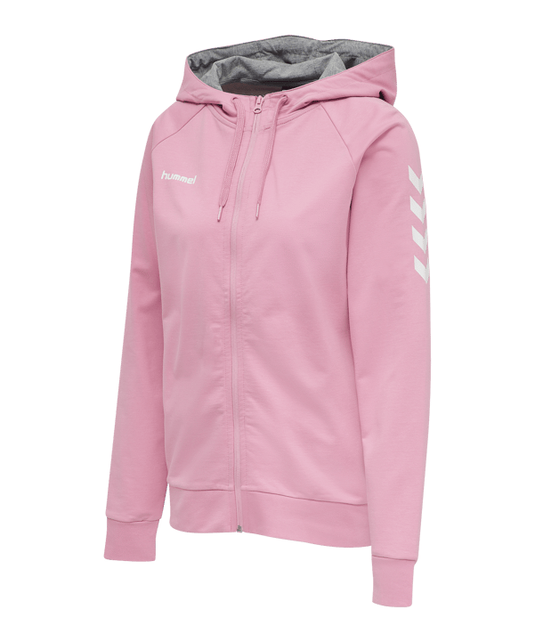 Hummel Cotton Kapuzenjacke Damen Weiss F3257 - weiss
