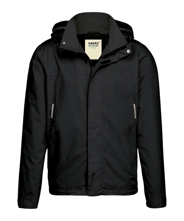Hakro Regenjacke Connecticut Schwarz F005 - schwarz