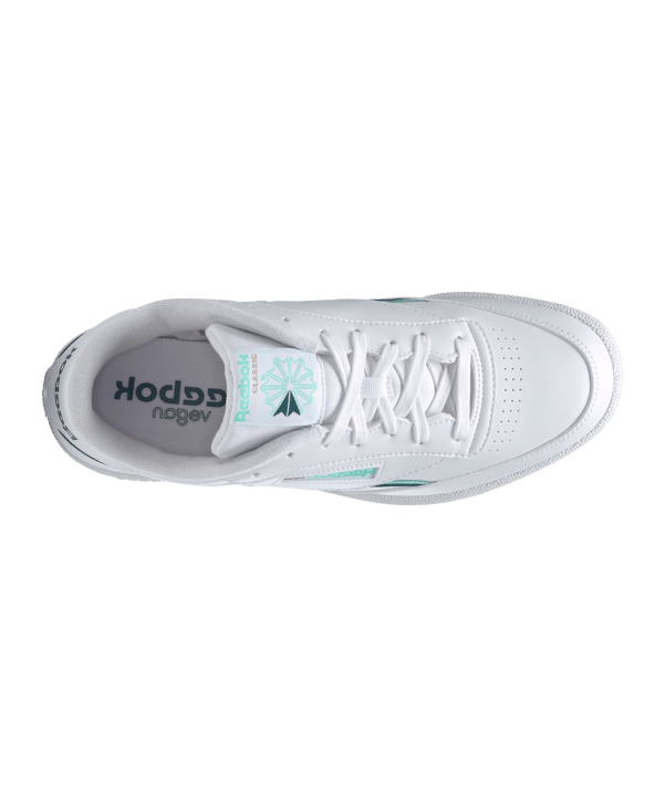 Reebok Club C 85 Vegan Weiss Grün Türkis - weiss
