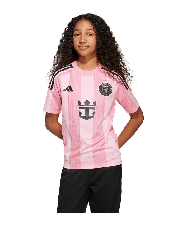 adidas Inter Miami Trikot Home 2025 Mess Kids Pink - rosa