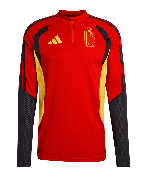 adidas Belgien Tiro Training Zip Top Rot - rot