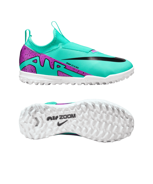 Nike Jr Air Zoom Mercurial Vapor XV Academy TF Peak Ready Kids Grün Pink Schwarz F300 - gruen