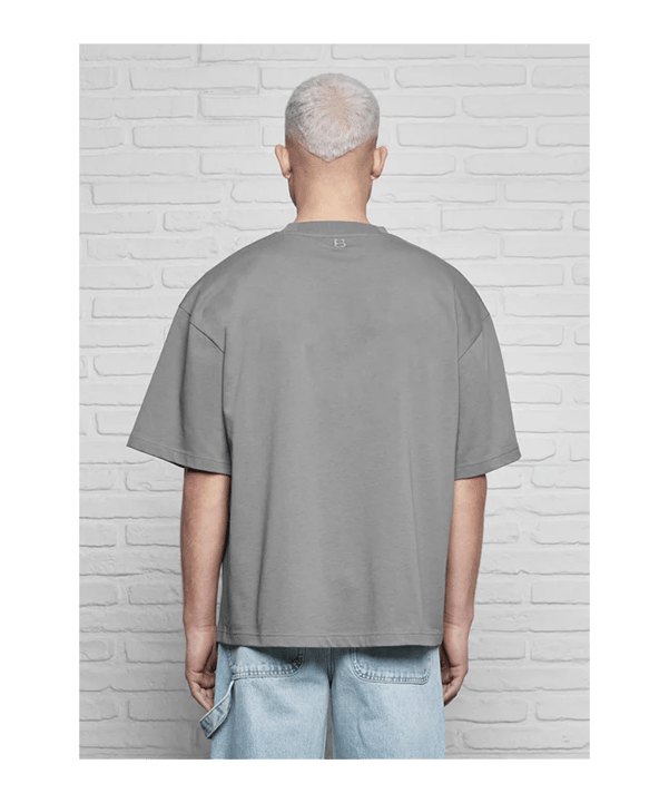 Burocs Basic Oversized T-Shirt Grau - grau